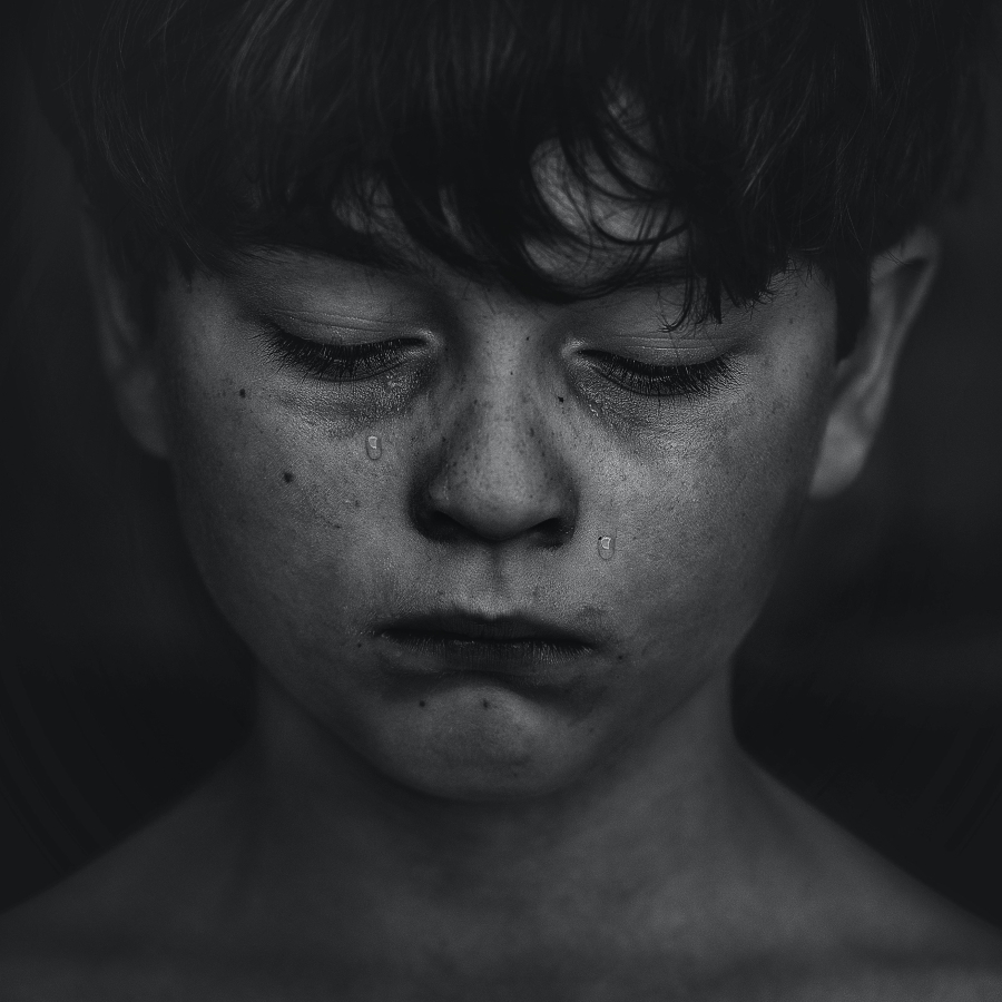 a boy with an anxiety disorder